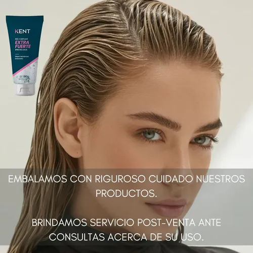 Gel Capilar Kent Extra Fuerte Dermogreen Efecto Laca 150