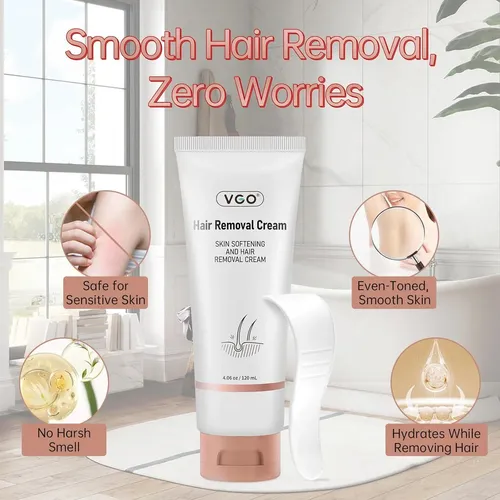 Crema Depilatoria Vgo 115g Piel Sensible Efectiva