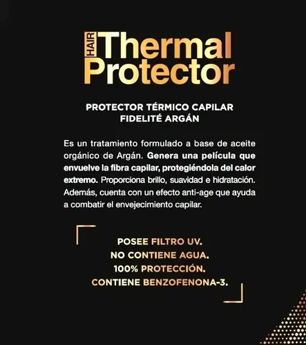Kit X12 Protector Térmico Capilar Argan Fidelite X 120ml