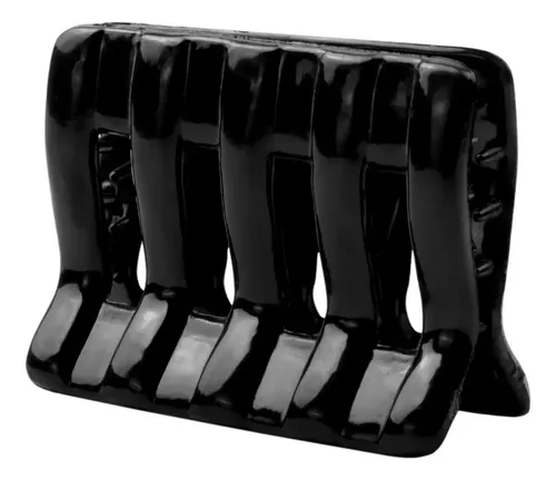 Broches De Pelo Rayados Con Dientes Varios Colores Bag X12 U