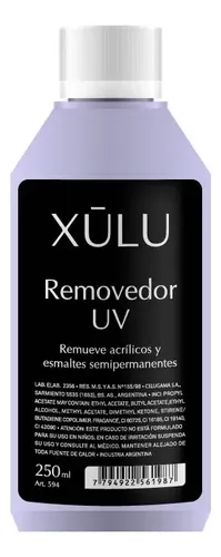 Pack X12 Removedor Para Esmalte Semipermanente Uv Xúlu 250cc