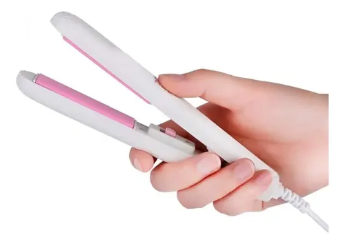 Mini Planchita De Pelo Portable Compacta Viajes Flequillera