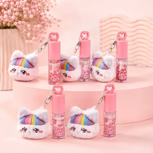 Lip Oil Aceite Labial Juicy Fruits Hidratante Con Llavero