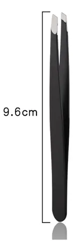 Pinza Multifunción De Acero Inoxidable Para Cejas, 3 Piezas Negro