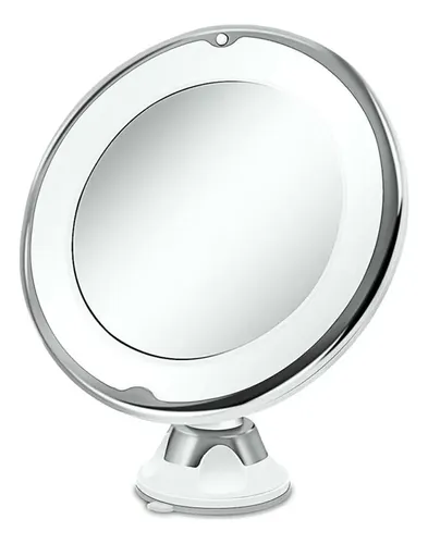 Espejo Led De Tocador, Espejo Cosmético Aumento 10x Yg