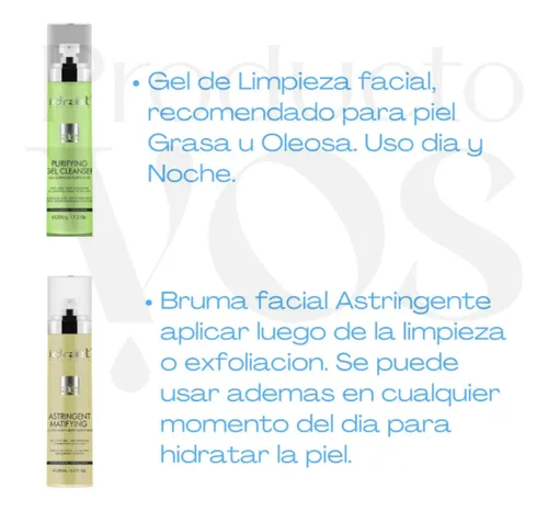 Skincare Rutina Piel Grasa Idraet Cepillo De Limpieza Glaps