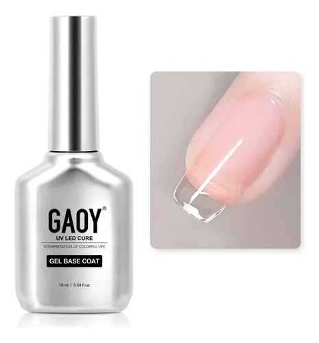 Esmalte De Uñas En Gel Gaoy For Gel Coat, 16 Ml, No Se Limpi