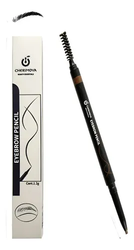 Delineador De Cejas Retractil Impermeable Cherimoya Color 02-Negro