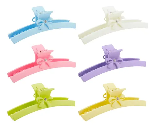 Broches De Pelo Multicolor Ideal Souvenir Pack 6 Unidades