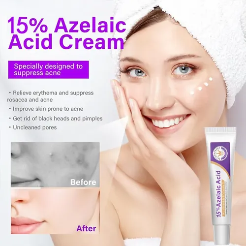 Crema Facial Hidratante Y No Pegajosa Con Un 15% De Ácido Az