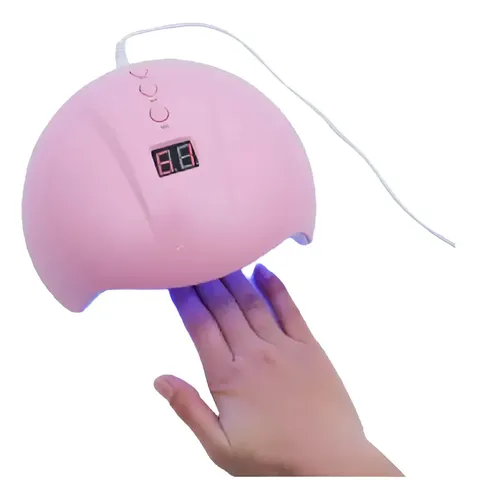 Lampara Led/uv Para Uñas Profesional Cabina 2 En 1 Led Star7