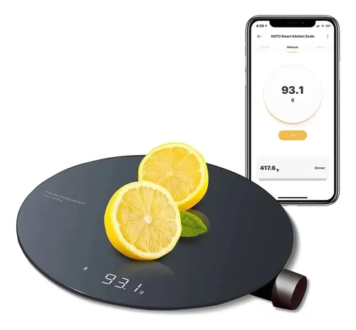 Báscula Inteligente Hoto Qwcfc001 Con Bluetooth Y Led