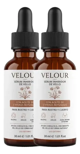 2×1 Serum Reductor De Vello Velour Piel Suave Sin Dolor 30ml