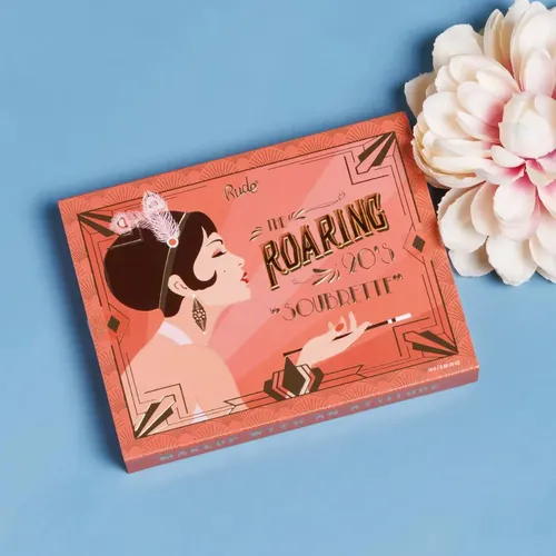 Paleta De Sombras Para Ojos De 12 Colores Cálidos The Roaring 20’s Soubrette Rude Cosmetics