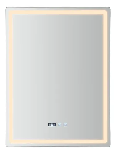 Espejo Led Baño Inteligente Antivaho 3 Colores 50x70cm