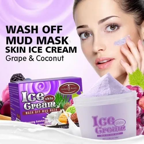 Mascarilla Facial Aichun Beauty Barro Hidratante 100g Uvas