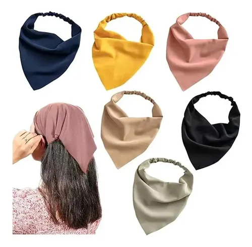 Banda De Chifón Con Forma De Triángulo Liso, Sombreros K