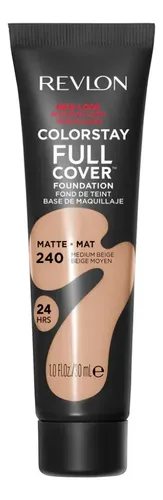 Base De Maquillaje Revlon Colorstay Full Cover X 30 Ml. 240 Medium Beige