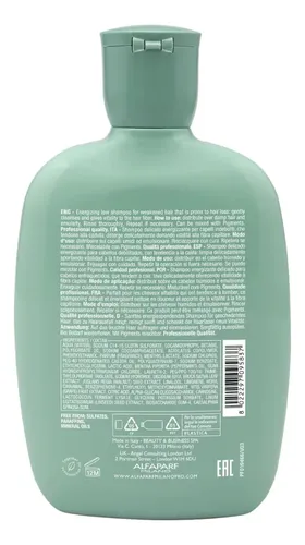 Shampoo Alfaparf Semi di Lino Energizante Anticaída para Cabello Debilitado de 250 mL