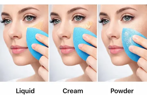 Makeup Sponge 3pcs Latex-free Flawless Foundation Blender