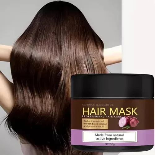 Mascarilla Capilar Con Semillas De Cebolla Negra