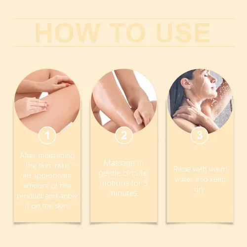 Exfoliante Corporal De Vainilla Ouhoe Para Una Exfoliación S