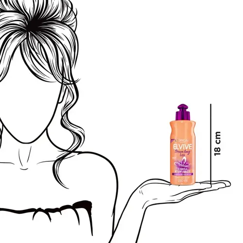 Crema Para Peinar Dream Long Liss Elvive L´oréal Paris 250ml