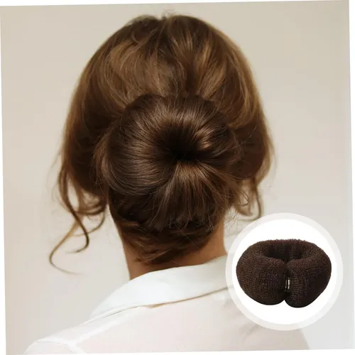 Moño Donas Cabello 3.7 Y 6.7 Pulgadas Elástico Suave I