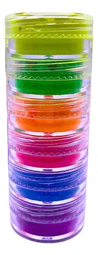 Set Stand Glitter Bar Brillos Strass Stencil Brochas Gel