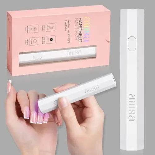 Aillsa Mini Luz Uv Para Uñas, Lámpara Led De Mano