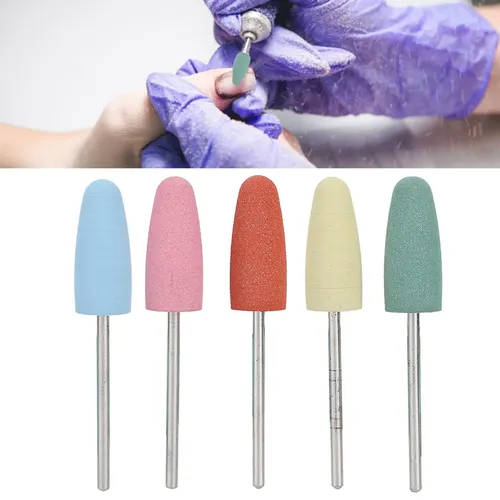 Juego De Brocas De Goma For Uñas, 5 Unidades .