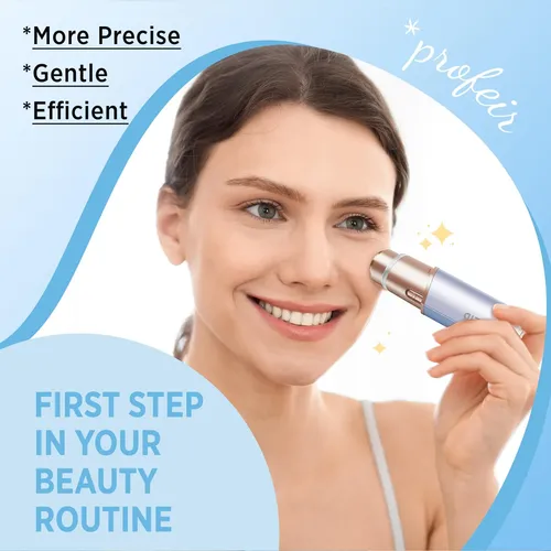 Dispositivo De Depilación Eléctrico Profeir Pf7 Para Mujeres Light Blue And Rose Gold