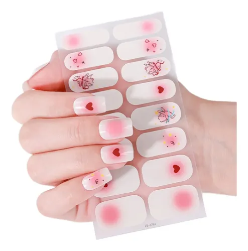 Calcomanías Para Uñas Con Diseños De Envoltorios De Uñas A