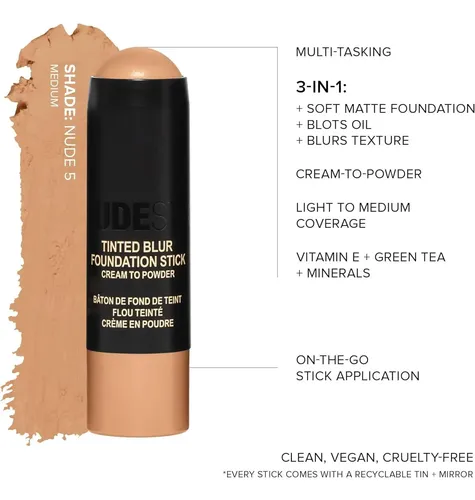 Maquillaje Nudestix Stick Difuminador (tinted Blur)