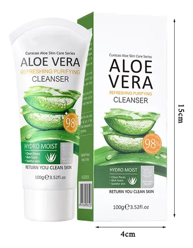 Limpador Facial Aloe Humectante Limpieza Poros