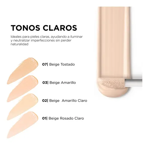 Corrector De Ojeras Regina Cobertura Alta 24hs Inicio Vit E Tono 01