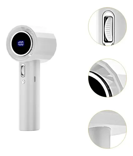 /-secador De Pelo Inalámbrico Portátil Con Pantalla Digital