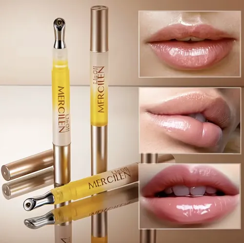 Hidratante Aceite Labios Mercilen Peptidos Lip Oil Nutre