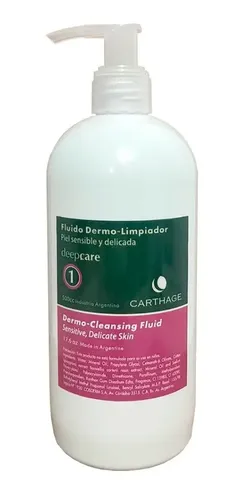 Carthage Fluido Dermo Limpiador Limpieza Piel Sensible X 500
