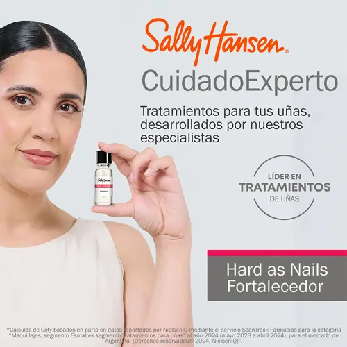 Tratamiento Foratelecedor de Uñas Sally Hansen Hard As Nails