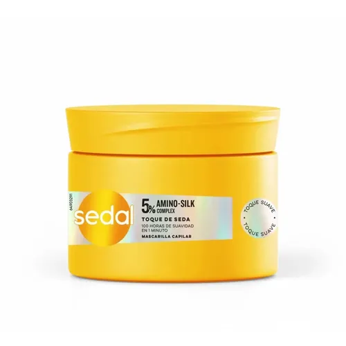 Mascarilla Sedal Toque de Seda con Amino-Silk Complex, para Cabello Dañado y con Frizz de 300 g