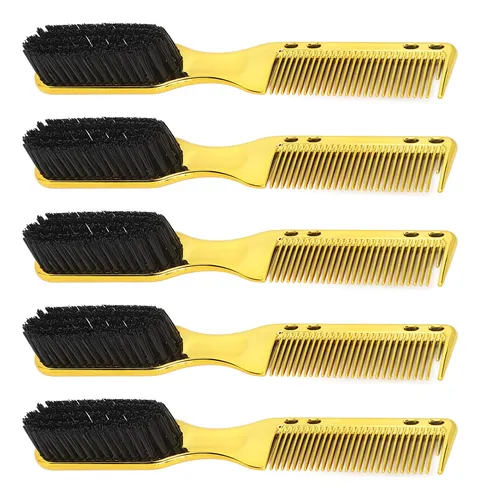 Cepillo De Pelo De Nailon, 5 Piezas, Peine Doble Punta