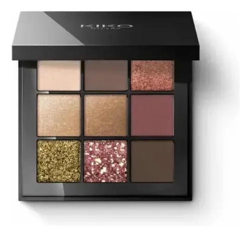 Kiko Milano Paleta De Sombras Glamour Multi Finish 03 Sombra Bordó