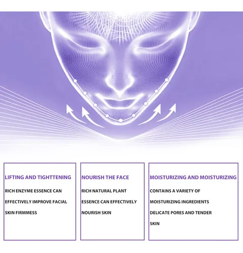 Crema Reafirmante Facial En Forma De V, 30 G, Hidratante Par