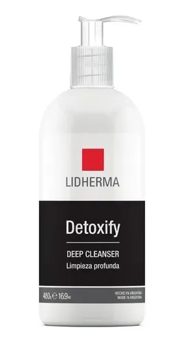 Detoxify Deep Cleanser Gel Jabonoso De Limpieza X 2 Lidherma