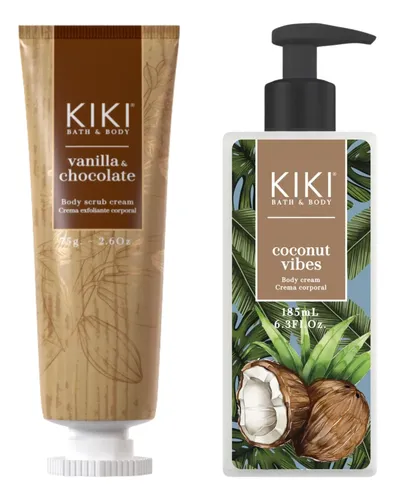 Exfoliante Corporal Chocolate Y Crema Hidratante Coco Idraet