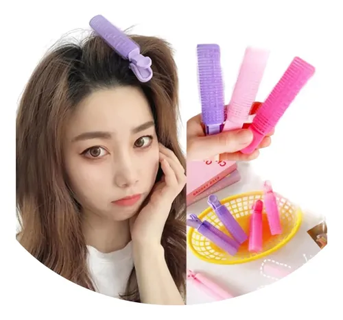 Set De 2 Ruleros Con Broche Para Volumen De Cabello Peinados