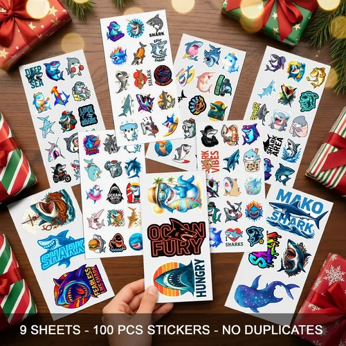 Paquete De 100 Pegatinas Betanas Para Decoración Con Forma D