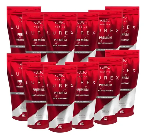 Polvo Decolorante Premium Nov Native Lurex Blanco 690gr X 12