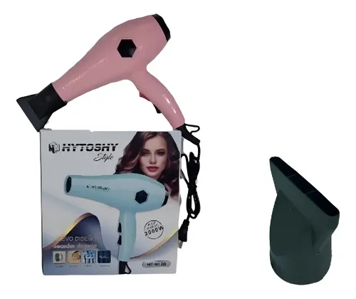 Secador De Pelo Frio Calor 2000w Color Rosa